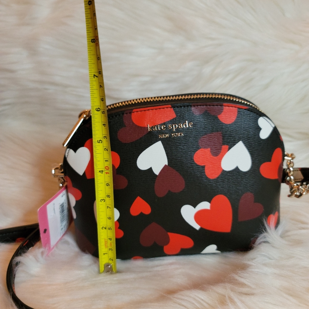 Kate Spade spencer celebration hearts small dome crossbody - Picture 8 of 8